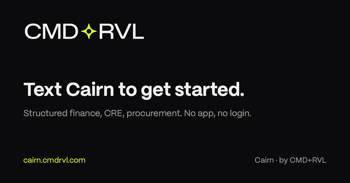 Cairn — text to get started